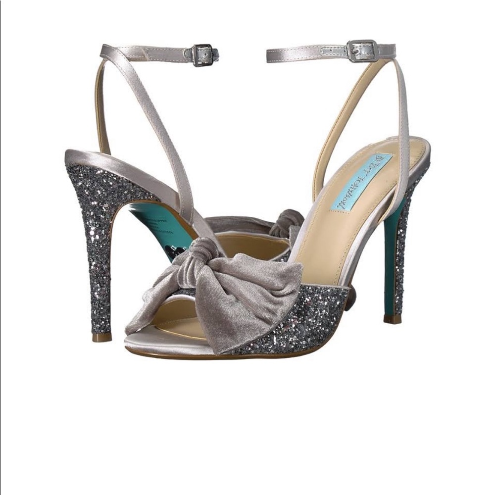 Blue By Betsey Johnson Jilly Glitter Sandal